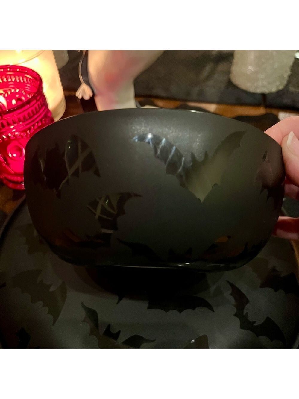 Mainstays Black Bat Dinnerware 3 Piece Set - Picture 5 of 16